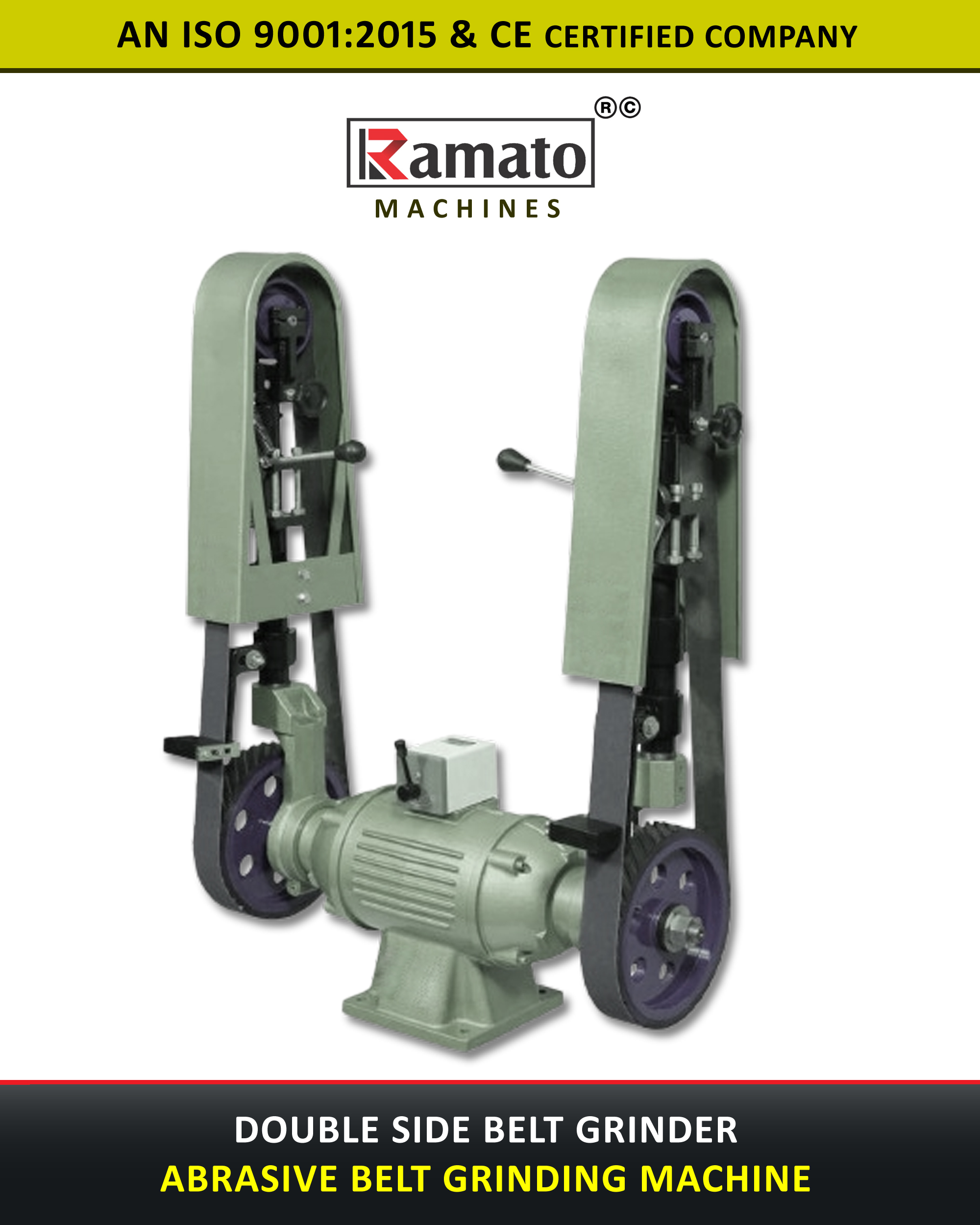 Double Side Heavy Duty Belt Grinder 2