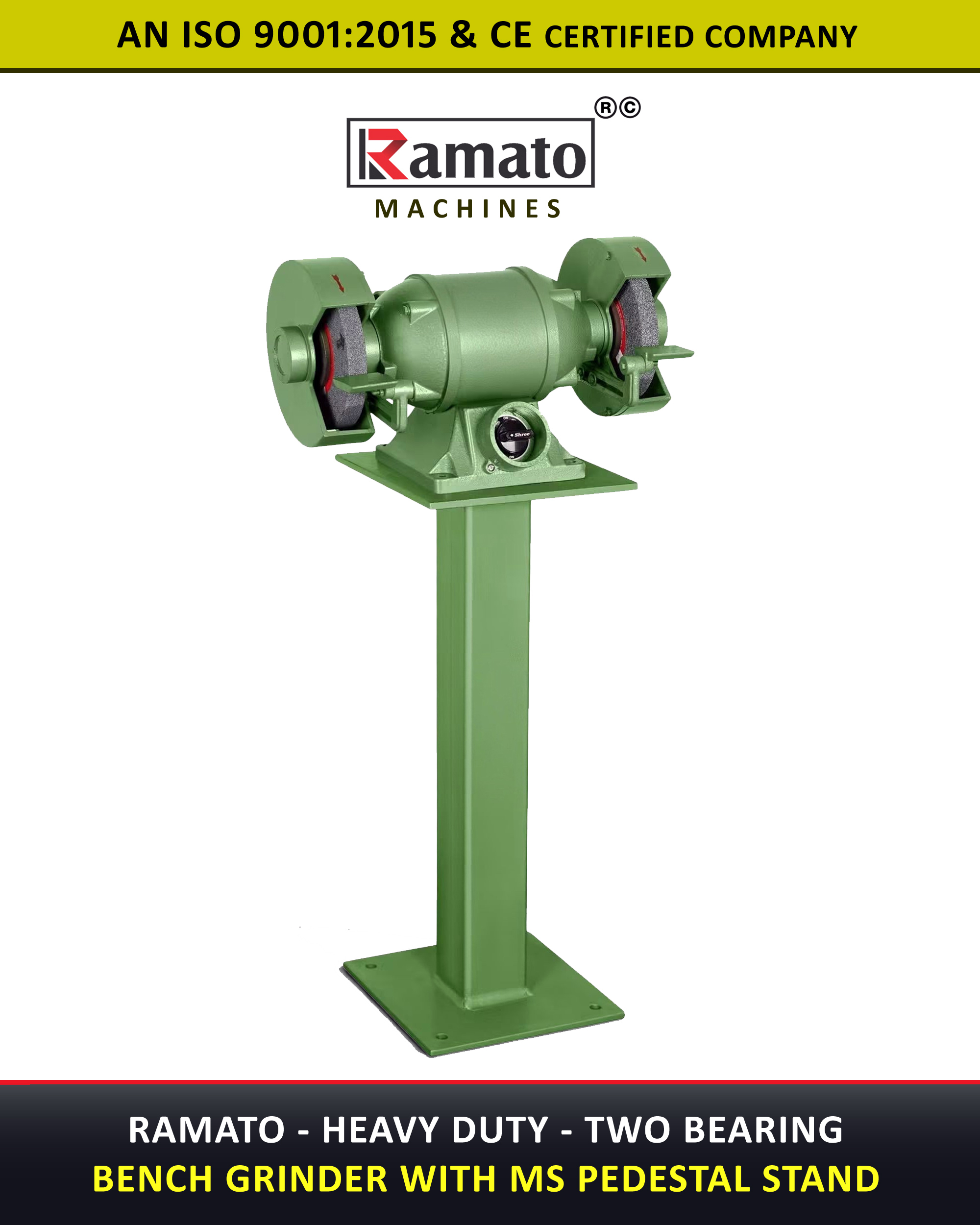 bench-grinder-with-pedestal-stand-manufacturer